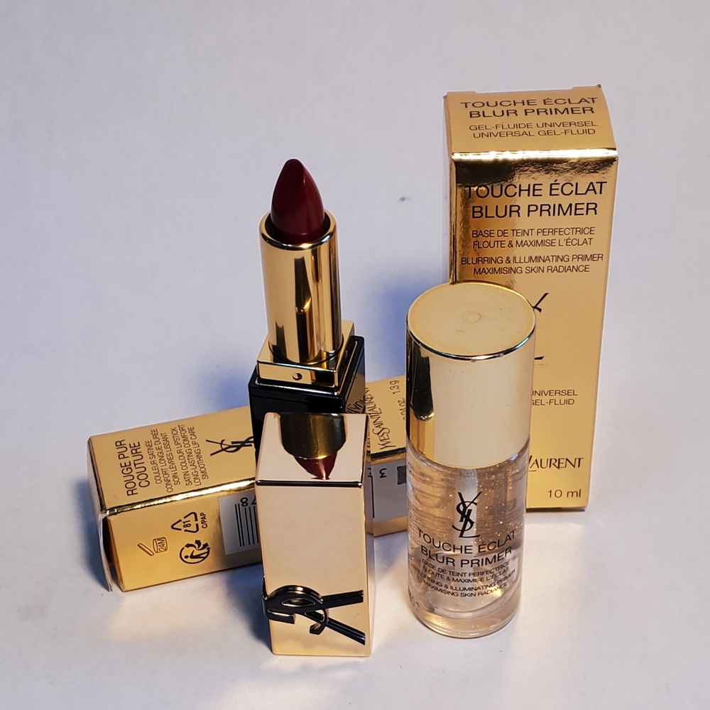 Yves Saint Laurent Touche Éclat Primer & Lipstick Duo